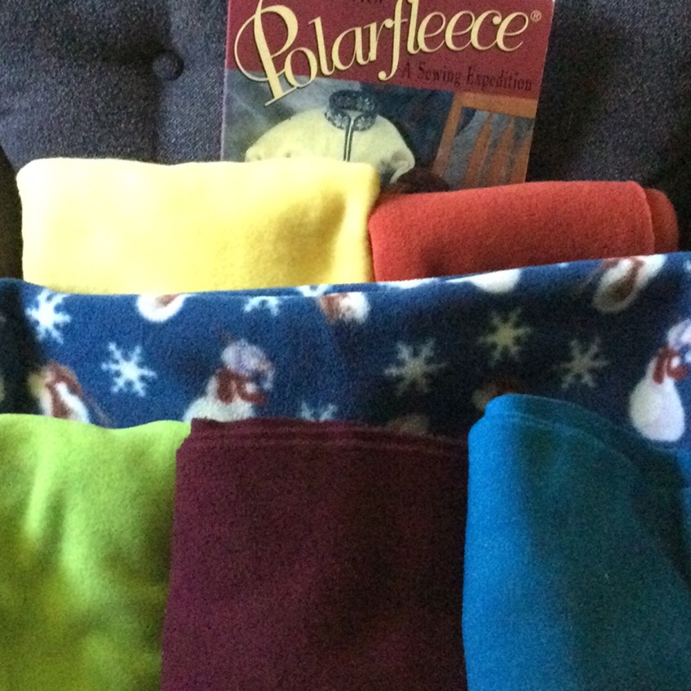Polar fleece book and Fabric Bundle